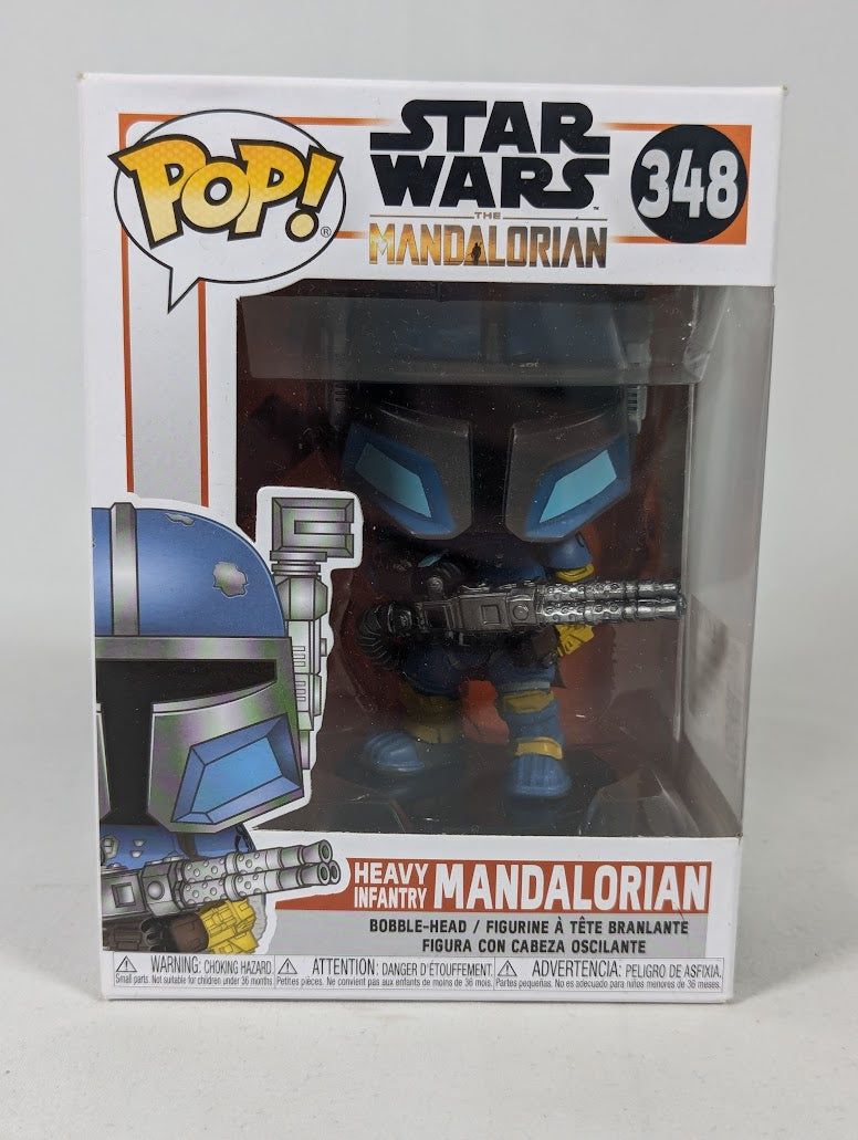 Star Wars The Mandalorian Heavy Infantry Mandalorian Funko Pop! Vinyl Figure #348