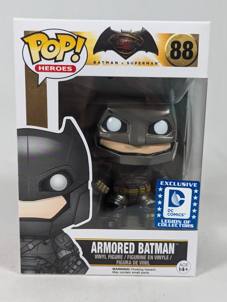 DC Comics Batman v Superman Armored Batman (Legion of Collectors Exclusive) Funko Pop! Vinyl Figure #88