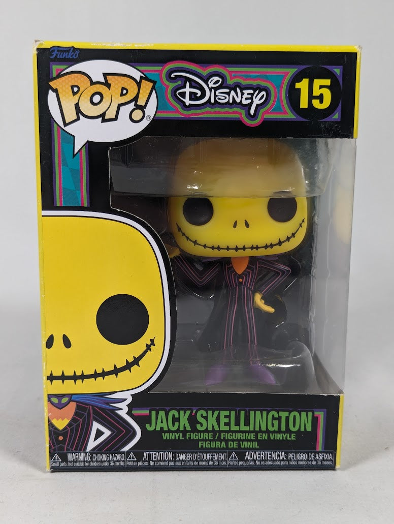 The Nightmare Before Christmas Jack Skellington (Blacklight) Funko Pop! Vinyl Figure #15