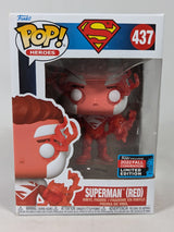 DC Comics Superman (Red) (2022 Fall Convention) Funko Pop! Vinyl Figure #437
