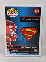 DC Comics Superman (Red) (2022 Fall Convention) Funko Pop! Vinyl Figure #437