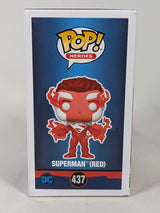 DC Comics Superman (Red) (2022 Fall Convention) Funko Pop! Vinyl Figure #437