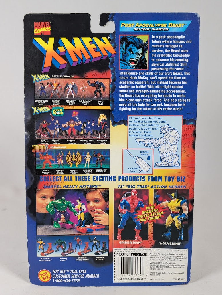 X-Men Battle Brigade Post Apocalypse Beast 1996 ToyBiz Action Figure
