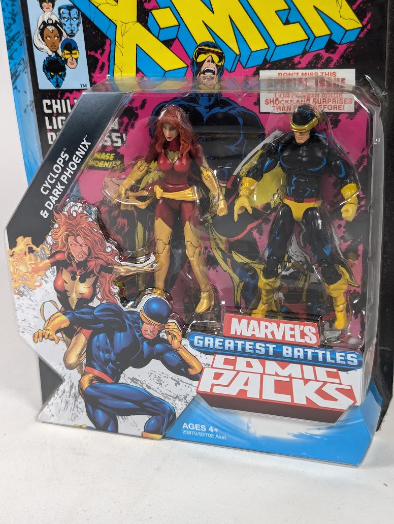 Marvel Universe Cyclops & Dark Phoenix 2009 Hasbro Action Figure