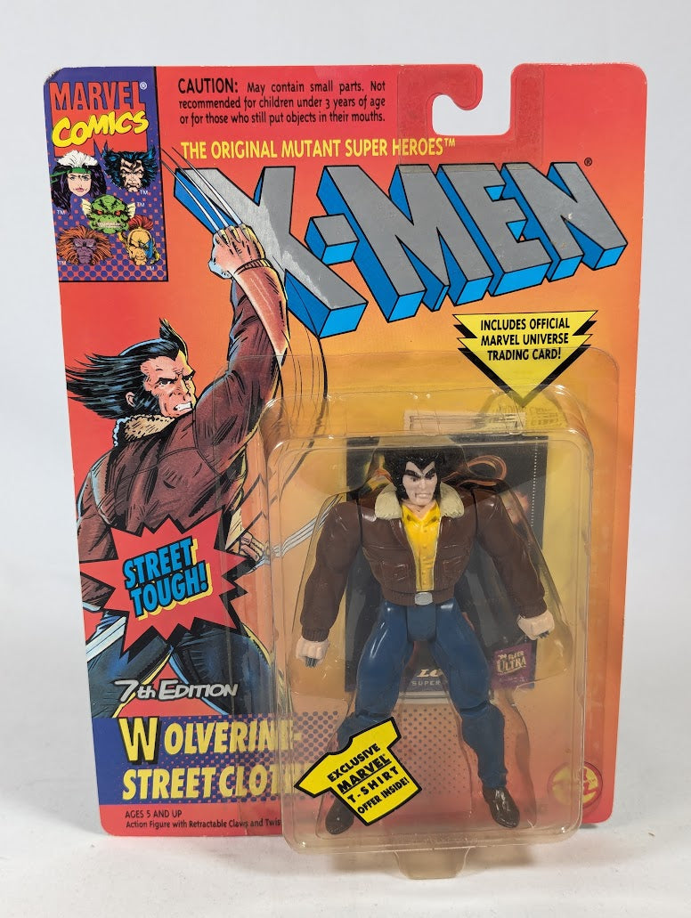 X-Men Wolverine Street Clothes (7th Edition) 1994 ToyBiz Action Figure