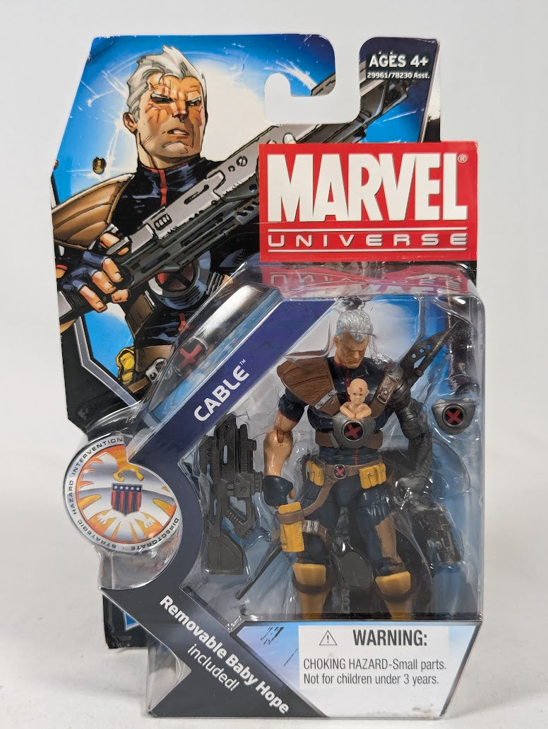 Marvel Universe Cable With Baby Hope 2010 Hasbro Action Figure
