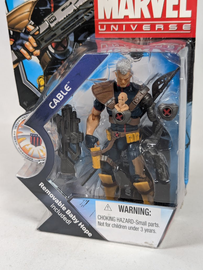 Marvel Universe Cable With Baby Hope 2010 Hasbro Action Figure