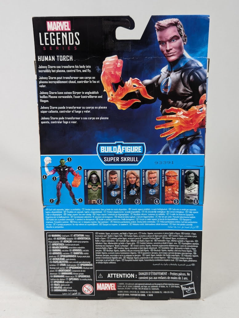 Marvel Legends Fantastic Four Human Torch 2019 Hasbro Action Figure