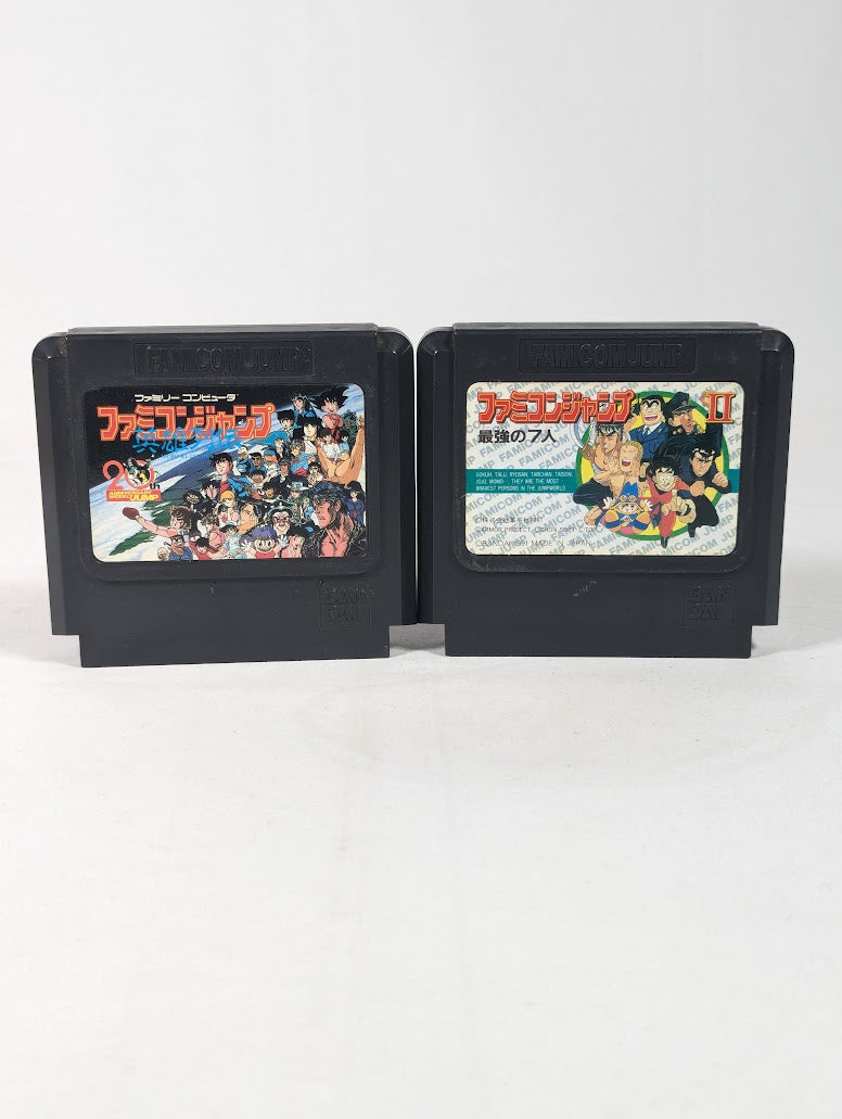 Jump Hero Retsuden & Jump II Saikyo Shichinin Famicom (Cartridges Only)