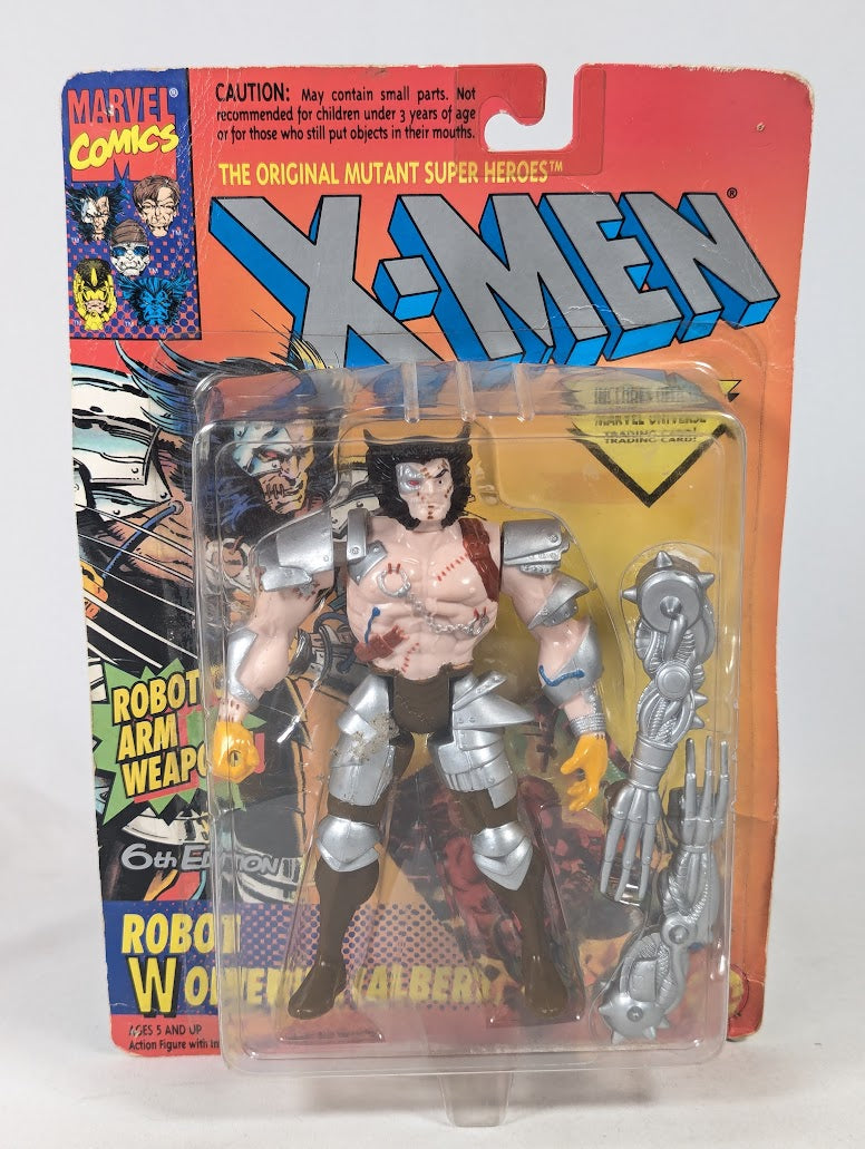 Marvel X-Men Robot Wolverine (Albert) (6th Edition) 1994 ToyBiz Action Figure