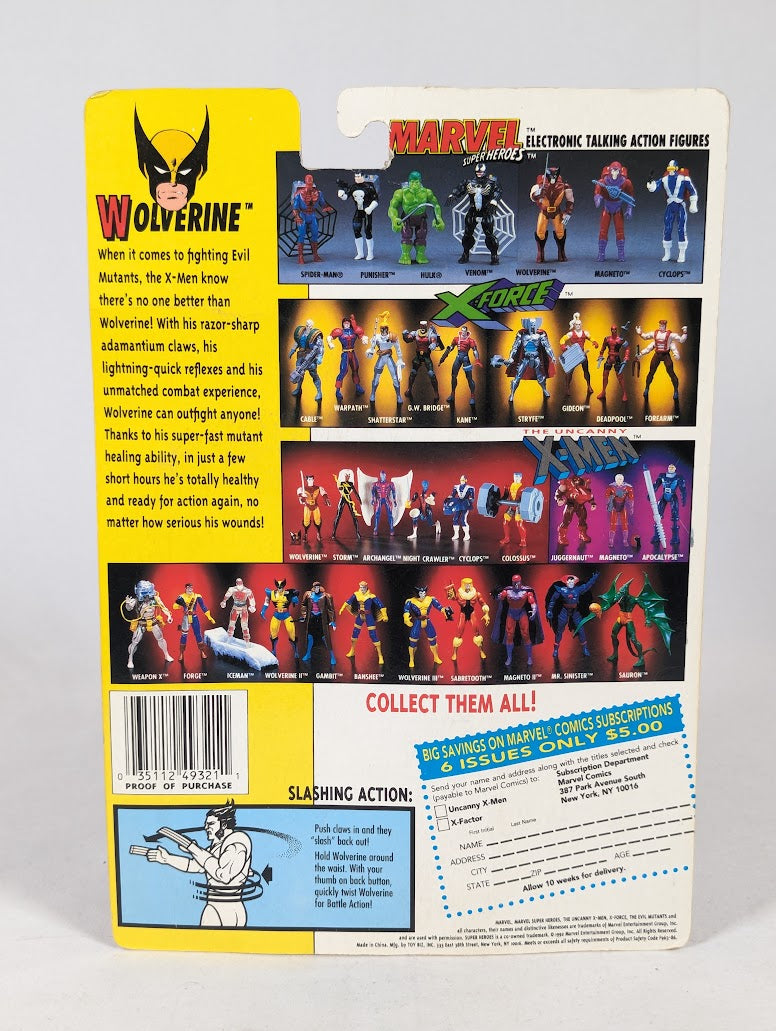Marvel The Uncanny X-Men Wolverine Savage Strike-Twist Action (3rd Edition) 1992 ToyBiz Action Figure