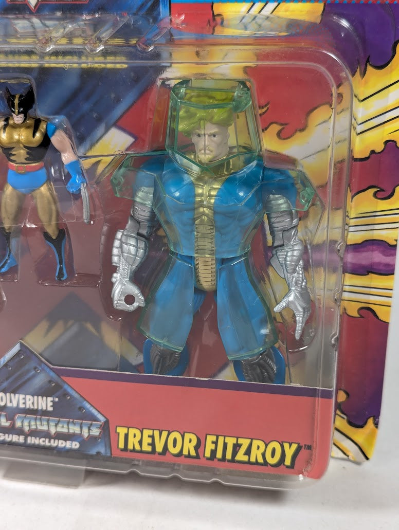 Marvel X-Men Special Metallic Edition Maverick, Trevor Fitzroy & Wolverine Steel Mutants 1994 ToyBiz Action Figure