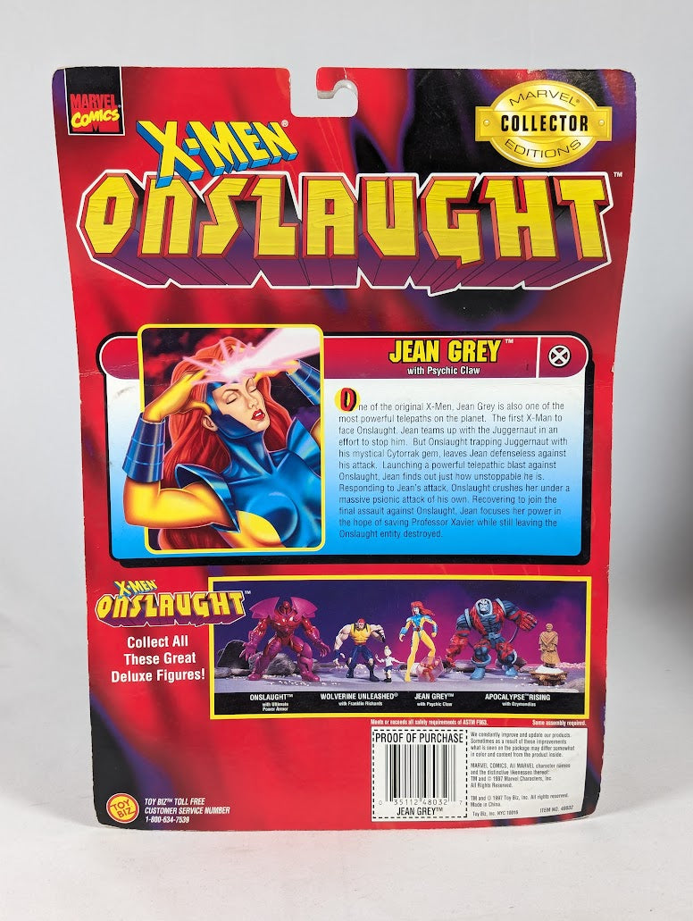 X-Men Onslaught Jean Grey With Psychic Claw 1997 ToyBiz Action Figure