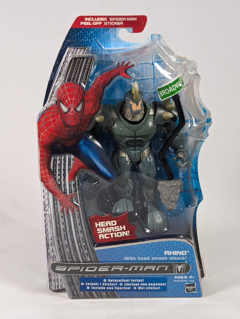 Marvel Spider-Man 3 Rhino Head Smash Action 2007 Hasbro Action Figure