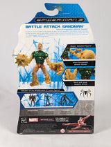 Marvel Spider-Man 3 Battle Attack Sandman Switching Attack Hands 2007 Hasbro Action Figure