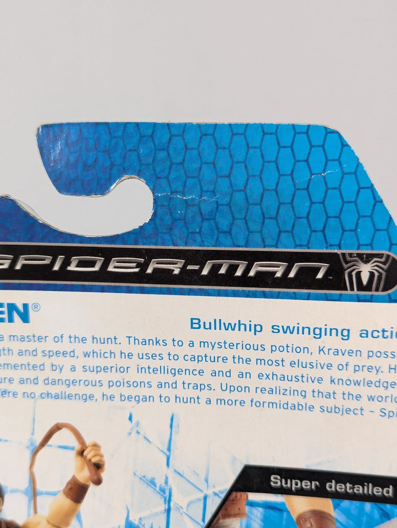 Marvel Spider-Man 3 Kraven Bullwhip Swinging Action 2007 Hasbro Action Figure