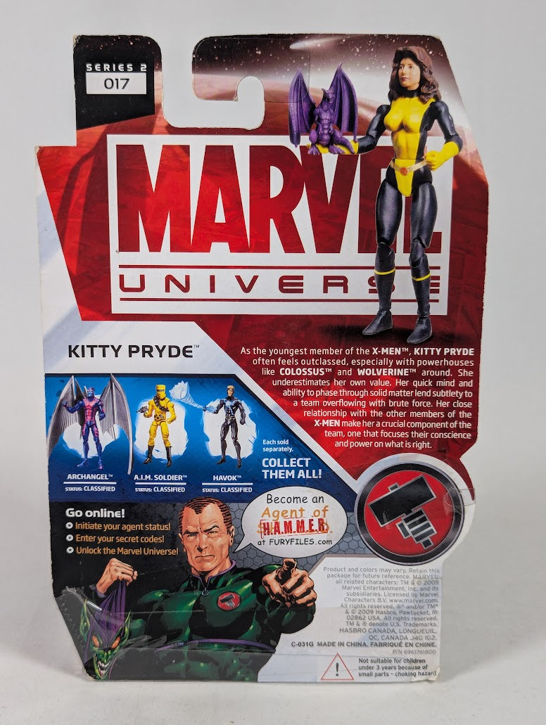 Marvel Universe Kitty Pryde 3.75" 2009 Hasbro Action Figure