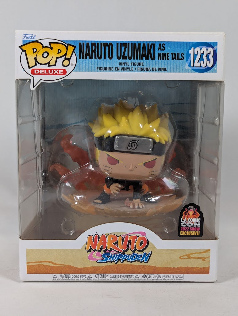 Naruto Shippuden Naruto Uzumaki as Nine Tails (2022 LA Comic Con Exclusive) Funko Pop! Deluxe Vinyl Figure #1233