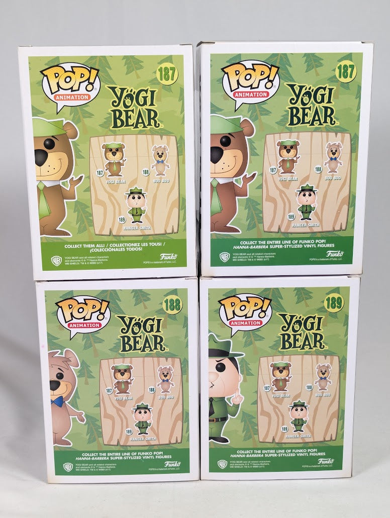 Yogi Bear Bundle of 4 Funko Pop! Vinyl Figures