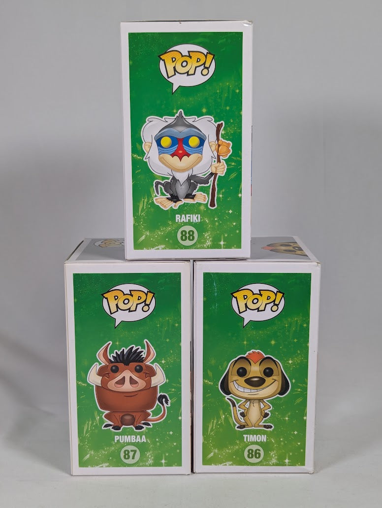 Disney The Lion King Bundle of 3 Funko Pop! Vinyl Figures