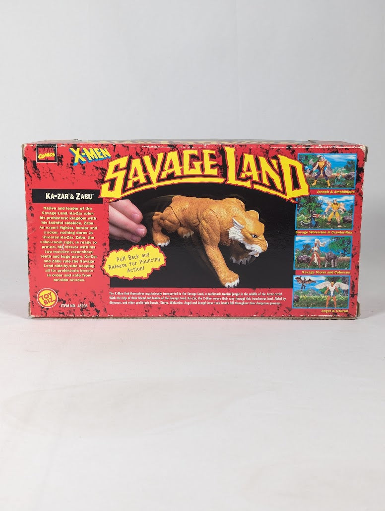 Marvel X-Men Savage Land Ka-Zar & Zabu 1997 ToyBiz Action Figure Set