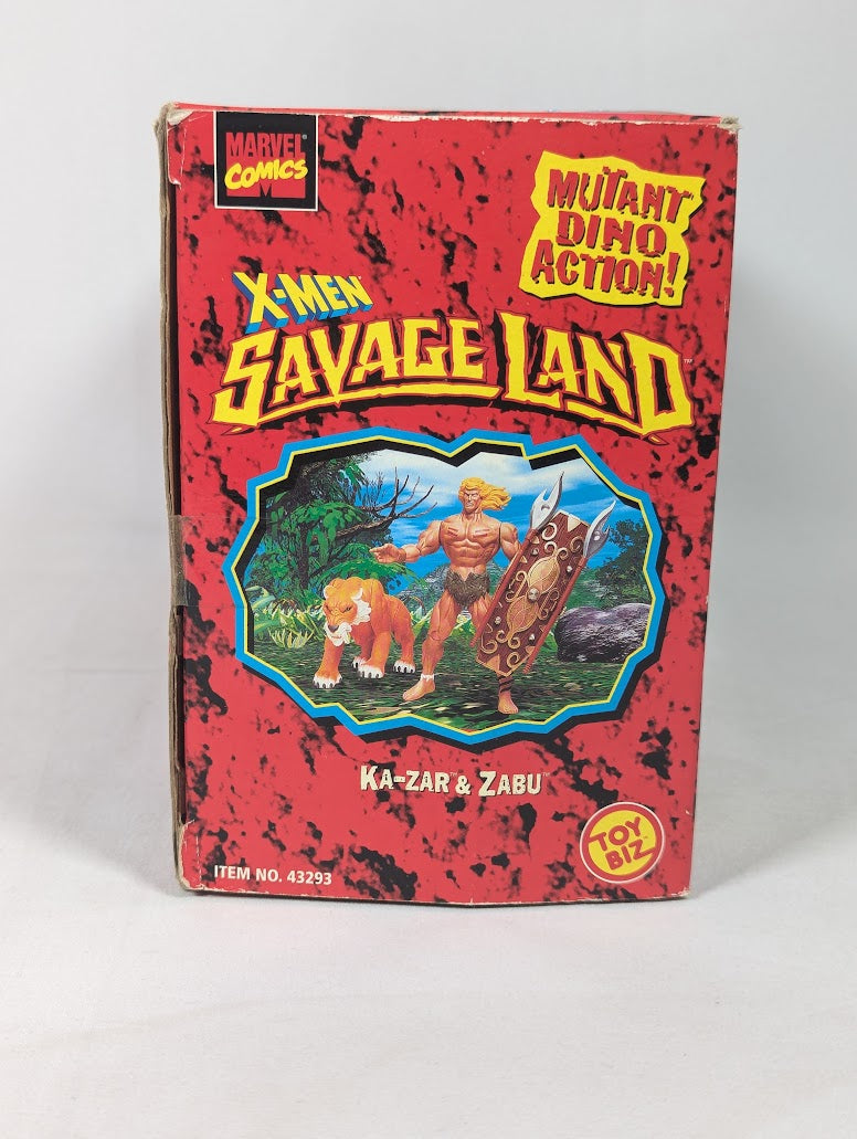 Marvel X-Men Savage Land Ka-Zar & Zabu 1997 ToyBiz Action Figure Set