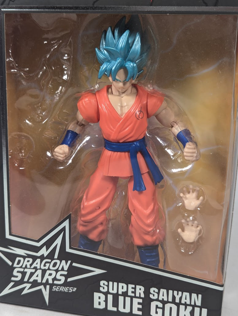 Dragon Ball Super Super Saiyan Blue Goku Dragon Stars Series 2017 Bandai Action Figure (Missing Build a Figure Piece)