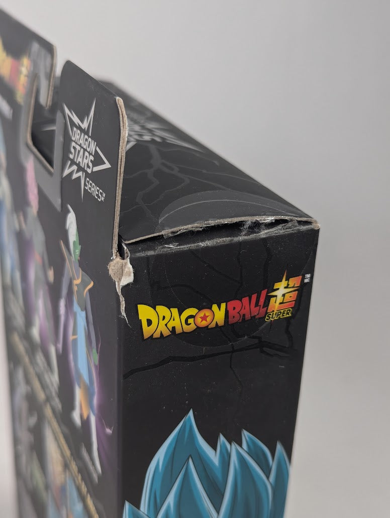 Dragon Ball Super Super Saiyan Blue Vegeta Dragon Stars Series 2018 Bandai Action Figure (Missing Build a Figure Piece)