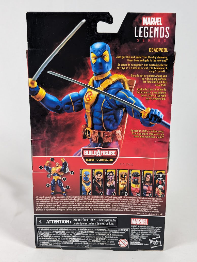 Marvel Legends Deadpool (Blue & Gold) 2020 Hasbro Action Figure