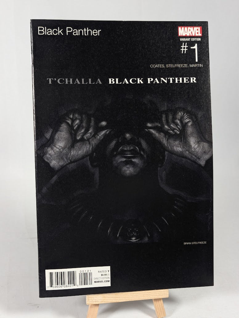 Marvel T'Challa Black Panther Issue #1 Comic Book Brian Stelfreeze Variant Cover (Jay-Z The Black Album Inspired)
