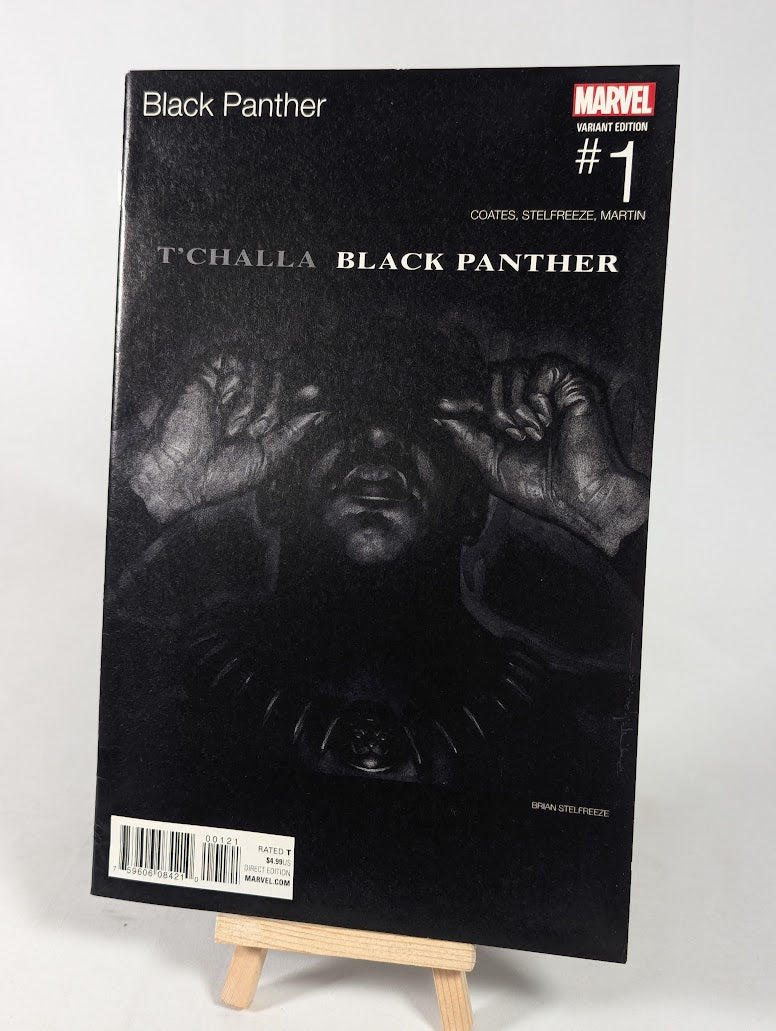Marvel T'Challa Black Panther Issue #1 Comic Book Brian Stelfreeze Variant Cover (Jay-Z The Black Album Inspired)