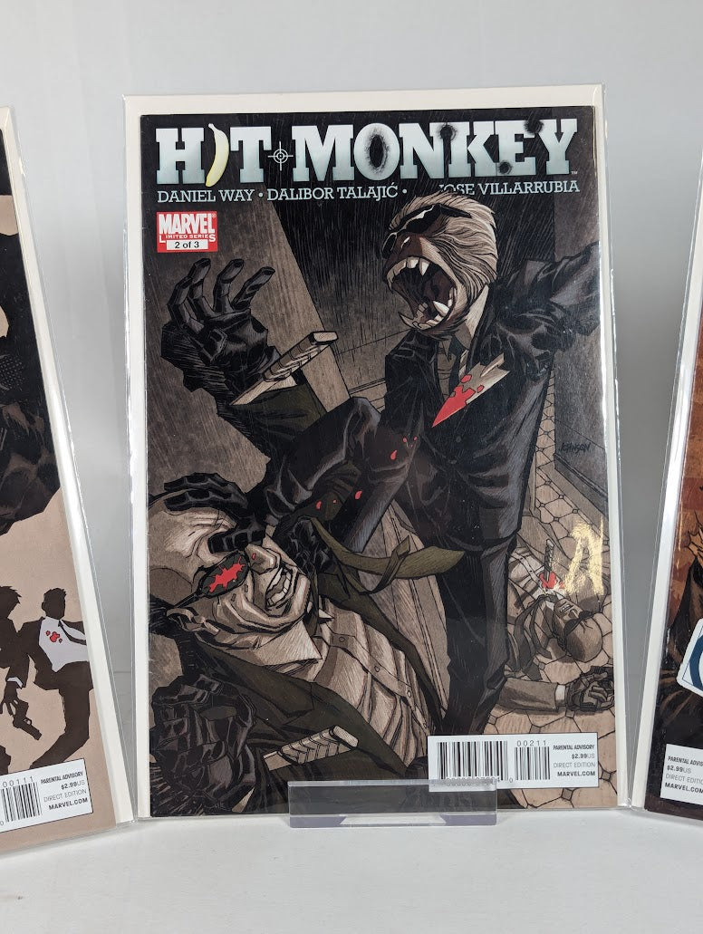 Marvel Hit-Monkey Issues #1 - #3 Comic Book Bundle