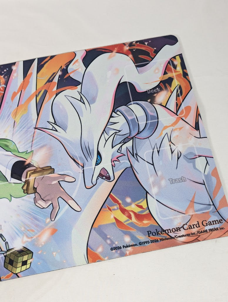 Pokemon N's Reshiram & Zekrom Trading Card Game Playmat (Pokemon Center Japan Exclusive)