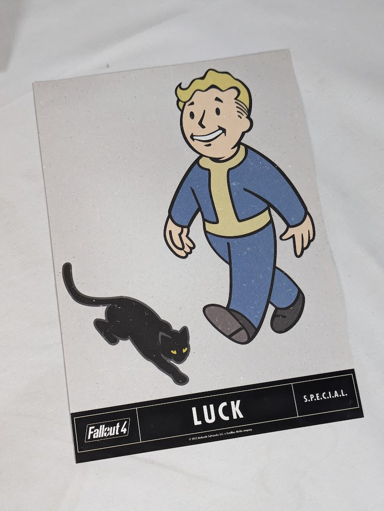 Fallout 4 SPECIAL Poster Set & Fallout 76 Vault Boy Foam Hand (Gamescom 2018) Bundle