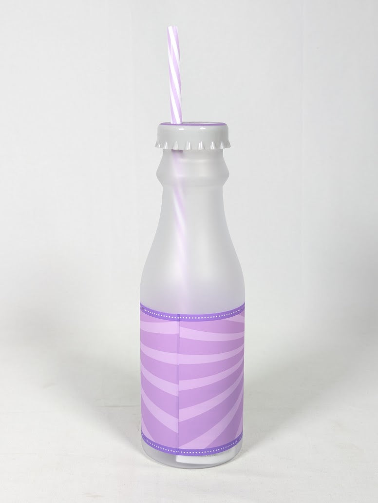 Disney Pixar Up Grape Soda Drink Bottle With Straw (Disney Parks 2024 Exclusive)