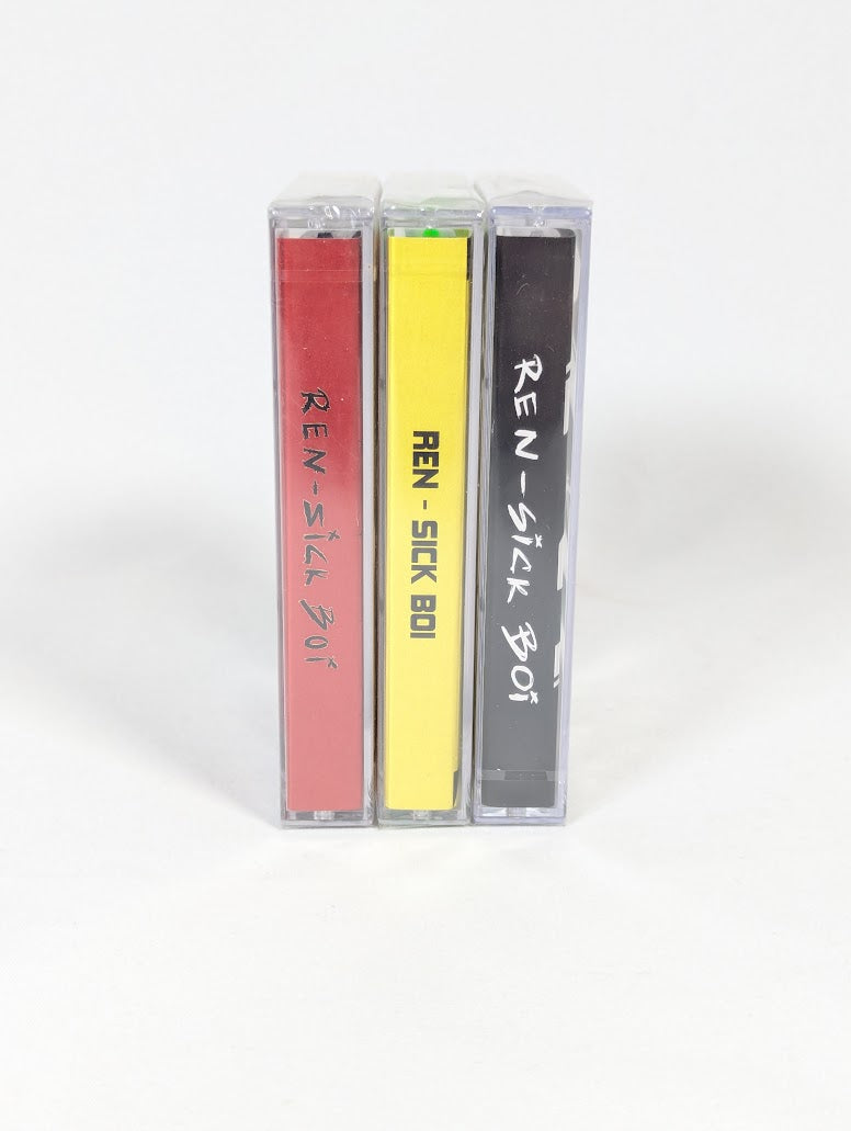 Ren Gill Sick Boi Album Bundle of 3 Collector's Cassette Tapes (Sealed)