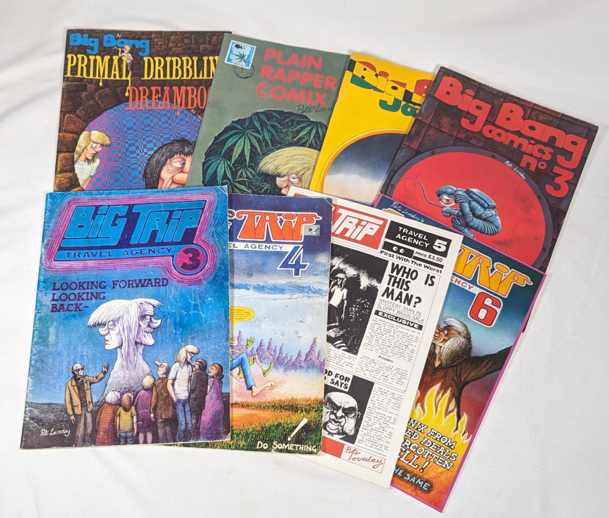 Pete Loveday Big Bang AK Press Bundle of 8 Comic Books
