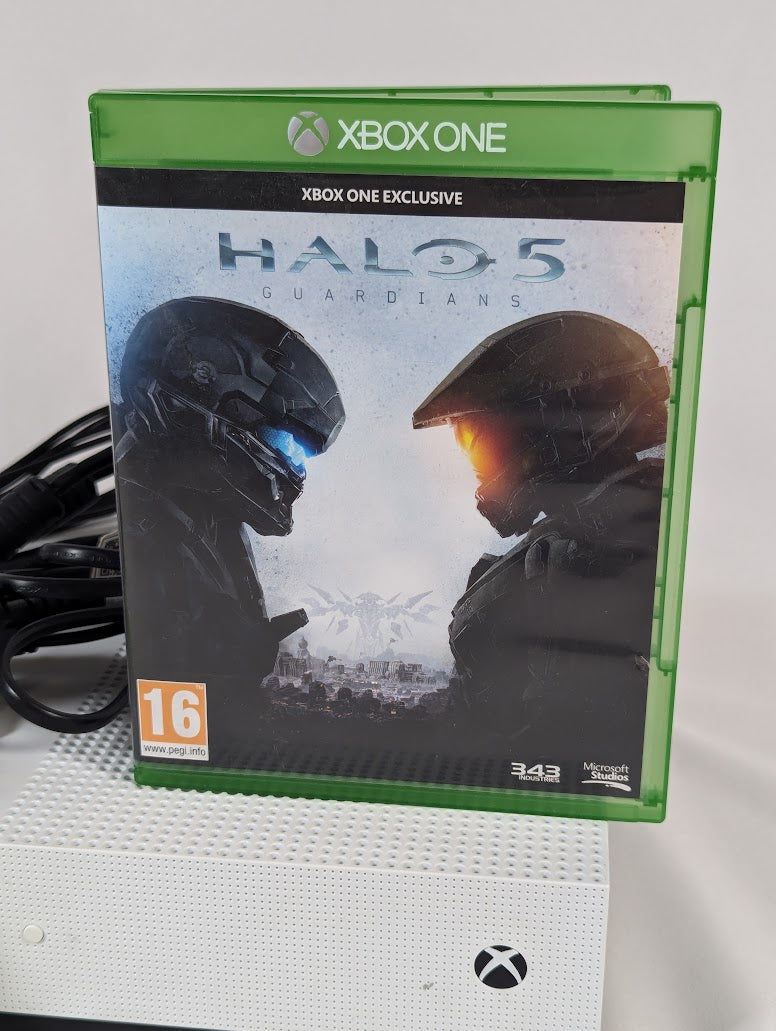 Xbox One S 500GB Console Bundle With Controller & Halo 5 Guardians (No Box)