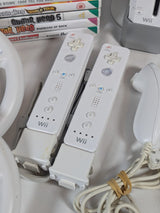 Nintendo Wii Console Bundle With 8 Games & Accessories (No Box)