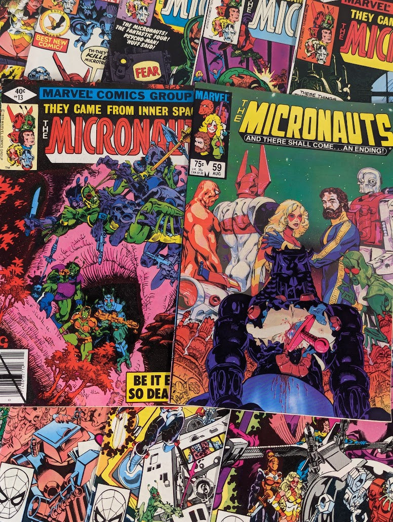 Marvel The Micronauts 1979 Issues #13 - #59 Comic Book Bundle