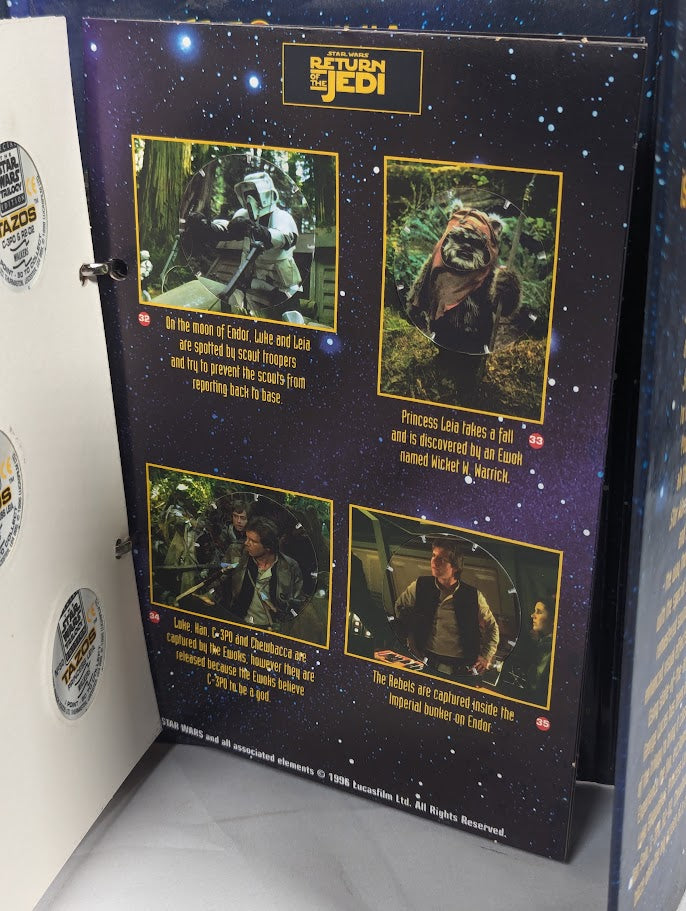 Star Wars Walkers Tazo Collector's Force Pack 1996 Complete With 50 Tazos