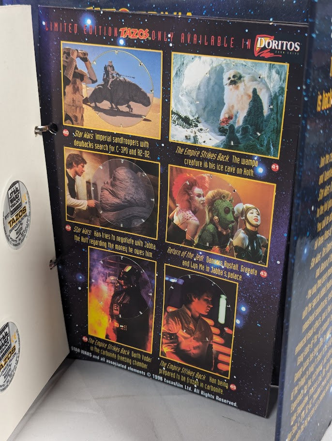 Star Wars Walkers Tazo Collector's Force Pack 1996 Complete With 50 Tazos