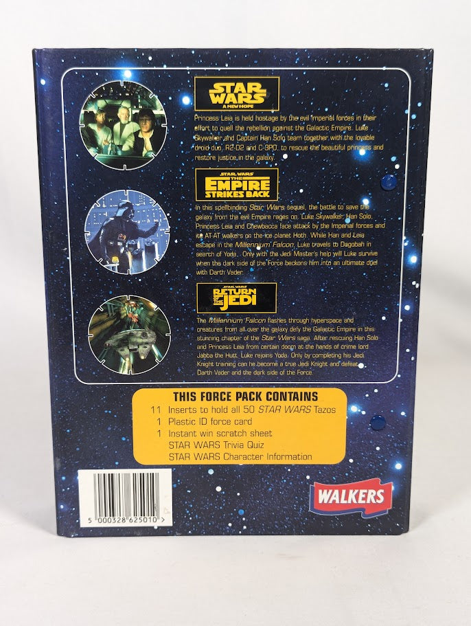 Star Wars Walkers Tazo Collector's Force Pack 1996 Complete With 50 Tazos