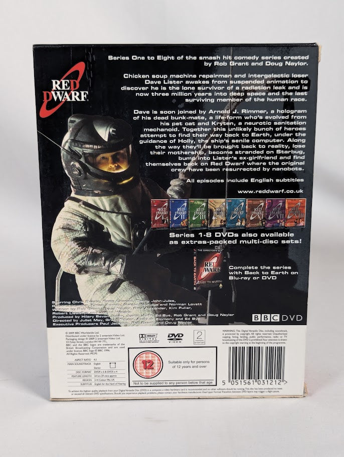 Red Dwarf Just The Shows Series 1 - 8 DVD Box Set