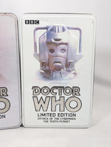 Doctor Who Limited Edition VHS Collectible Tin Box Sets