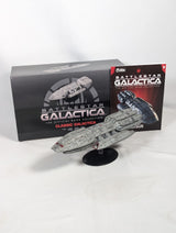 Battlestar Galactica The Official Ships Collection Battlestar Pegasus (Modern) Eaglemoss Model Ship (Incorrect Box and Stand Base)
