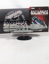 Battlestar Galactica The Official Ships Collection Battlestar Pegasus (Modern) Eaglemoss Model Ship (Incorrect Box and Stand Base)