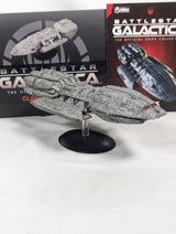 Battlestar Galactica The Official Ships Collection Battlestar Pegasus (Modern) Eaglemoss Model Ship (Incorrect Box and Stand Base)