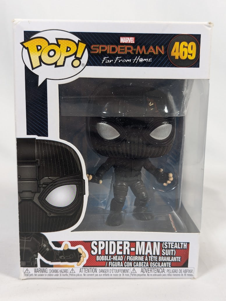 Marvel Spider-Man Far From Home Spider-Man (Stealth Suit) Funko Pop! Vinyl Figure #469