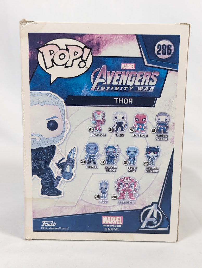 Marvel Avengers Infinity War Thor Funko Pop! Vinyl Figure #286